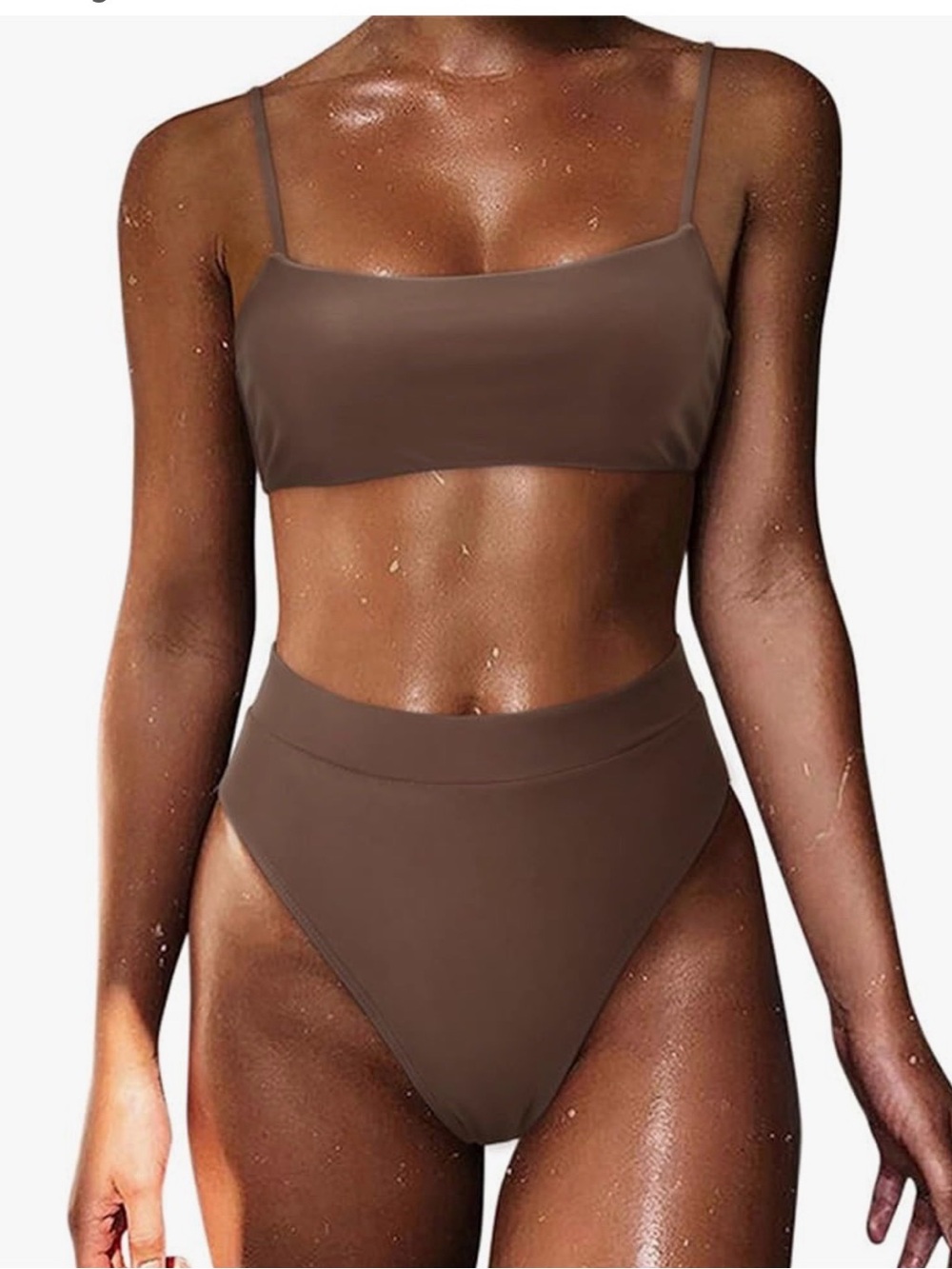 Women High Wasited Bikini 2 Piece Set